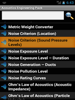 Home | Education | Acoustics Engineering Pack for Android